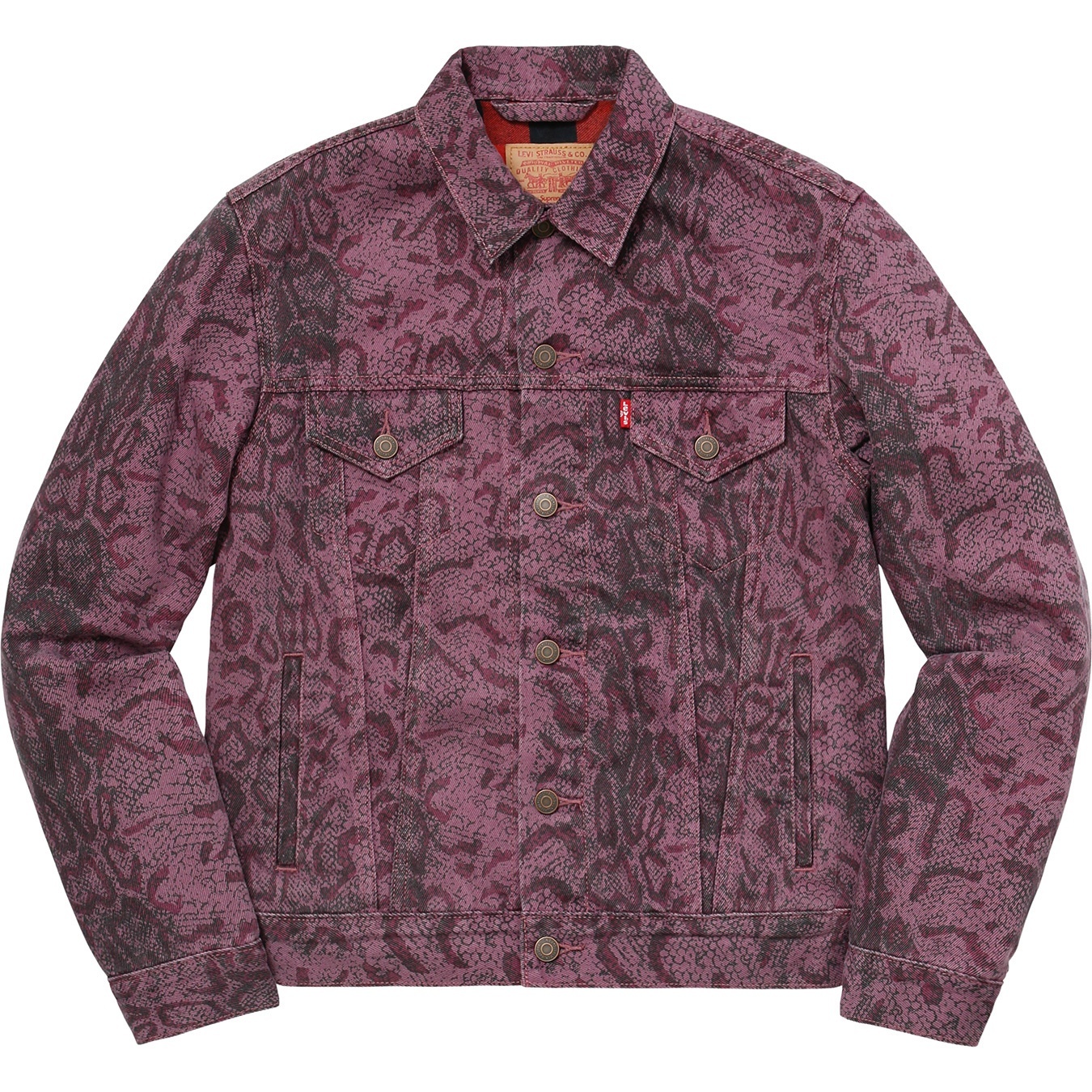 Supreme®/Levi's® Snakeskin Trucker Jacket view 12